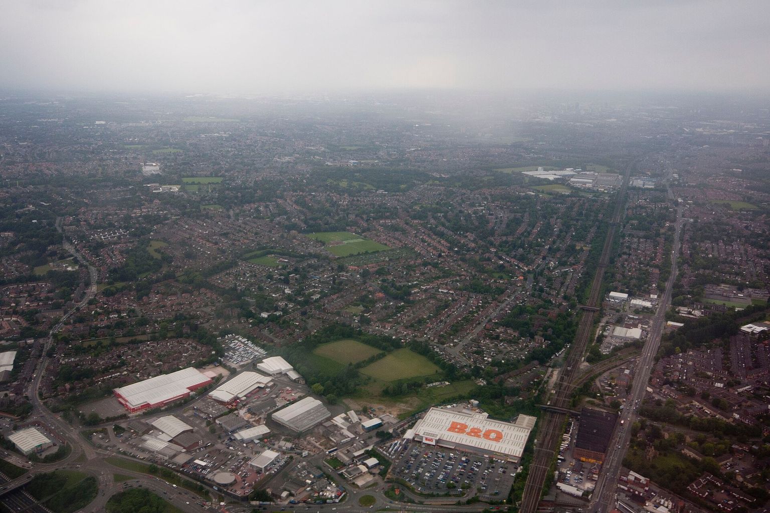 A view of Heaton Moor