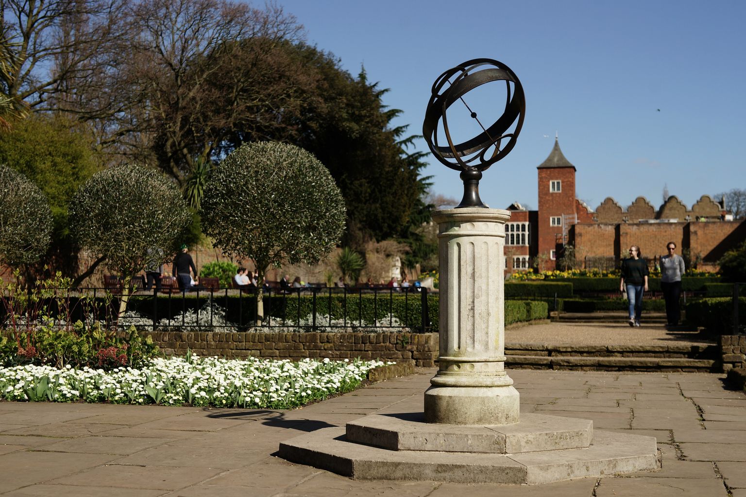The formal gardens and Holland House, Holland Park