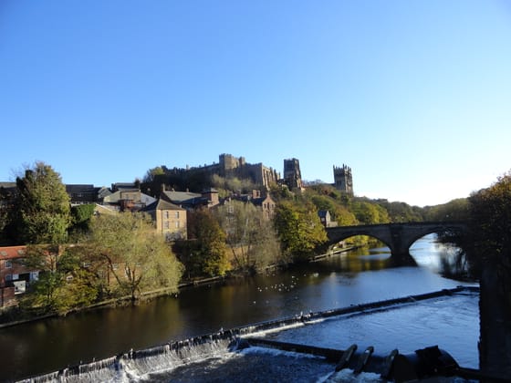 Durham Castle and Cathedral above the Wear