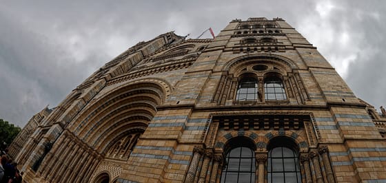 The Natural History Museum on Cromwell Road, South Kensington